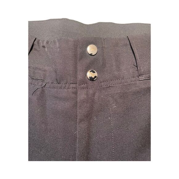 Smitty Solid Black Premium Knit Polyester Spandex Football Referee Shorts 40 - Picture 2 of 5